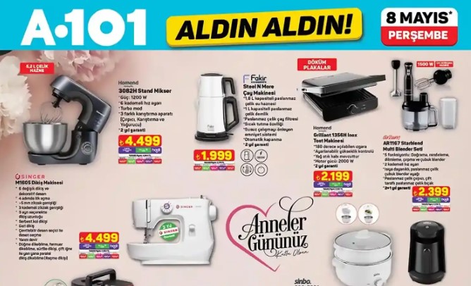 a101 anneler günü 2025 indirimleri