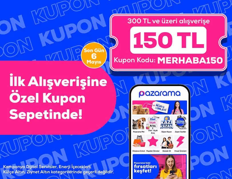 pazarama kupon kodu