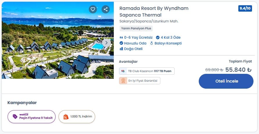 tatilbudur ramada resort by wyndham ara tatil programi