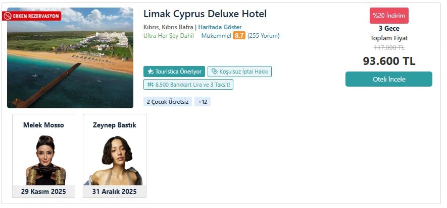 touristica yılbaşı konserleri melek mosso - zeynek bastik