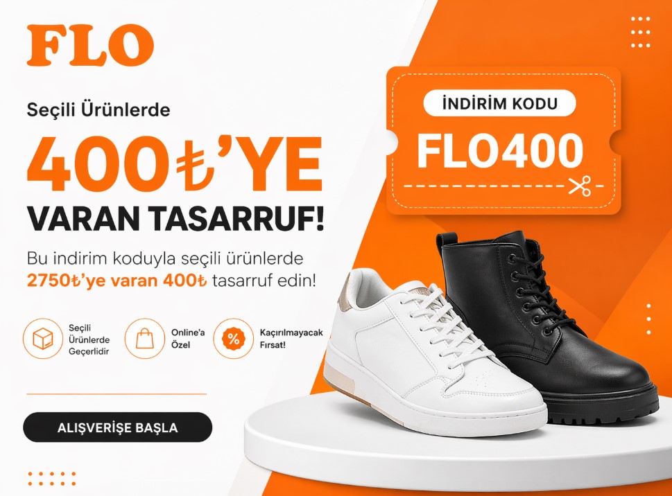 flo 400 tl indirim kodu