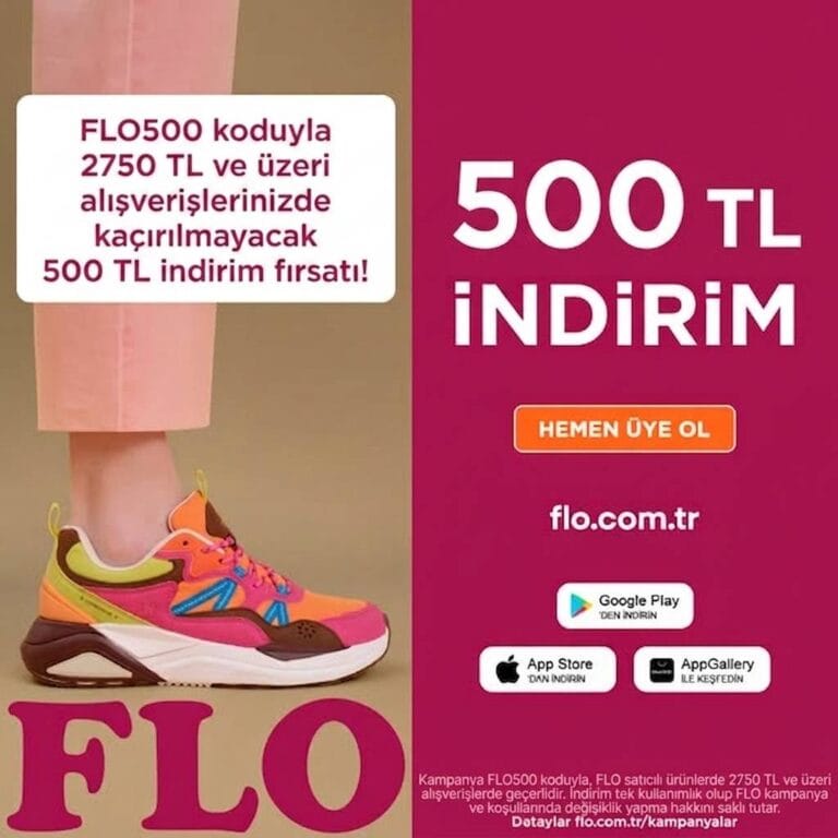 2026 Yazlık FLO Spor Ayakkabı & Sneaker Modelleri ve İndirim Kodları
