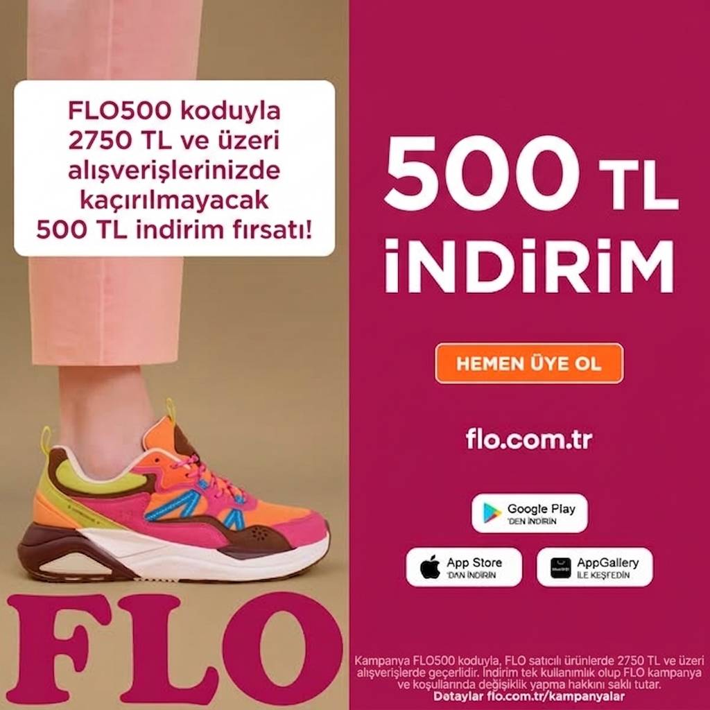flo 500 tl indirim kodu 2026