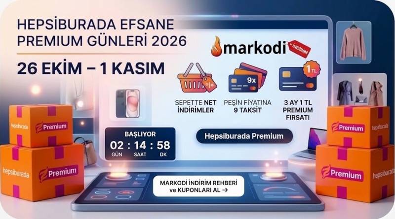 hepsiburada efsane kasin indirimleri 2026